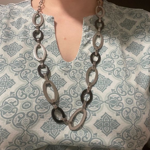 Tocara Sylvianne Necklace & Earrings Set | Stainless Steel | C$58 - Picture 3 of 5